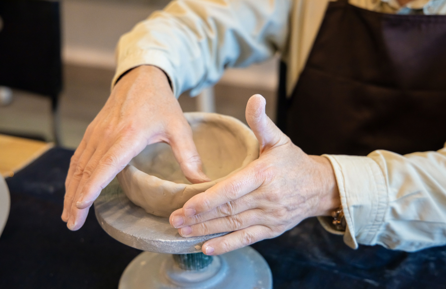 Sample Pottery Hands
