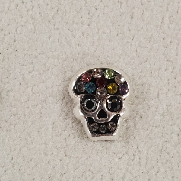 Skull Earrings, 925 Sterling Silver - Image 3