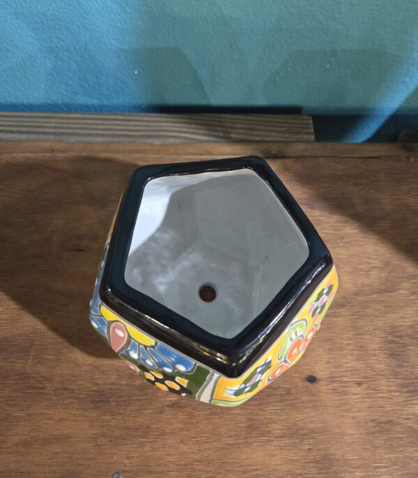 Pentagon planter, talavera - Image 3