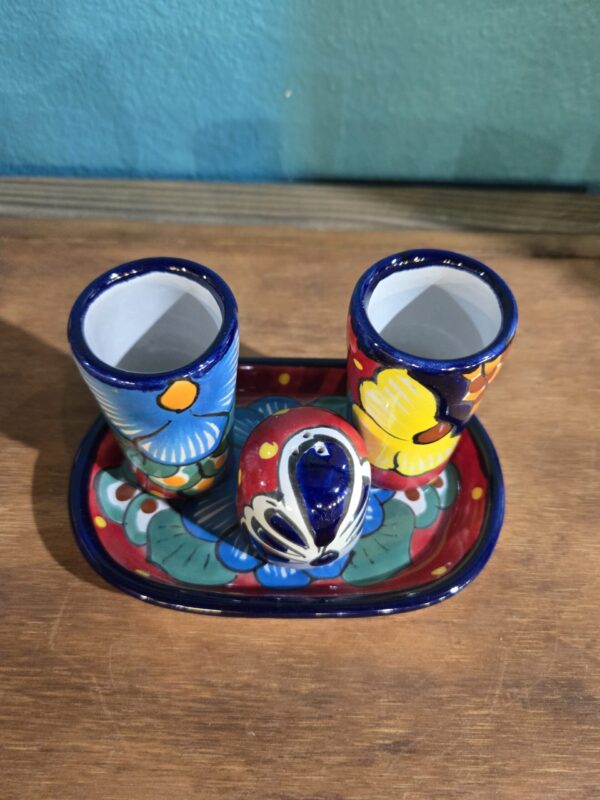 Tequila shot set, talavera - Image 2