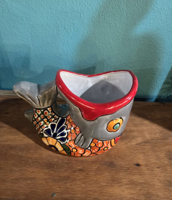 Fish planter, talavera - Image 2