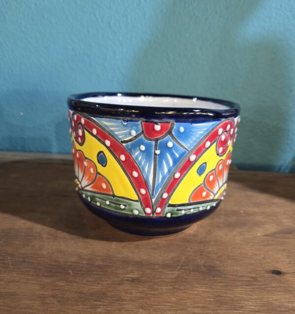 Round planter, talavera - Image 4