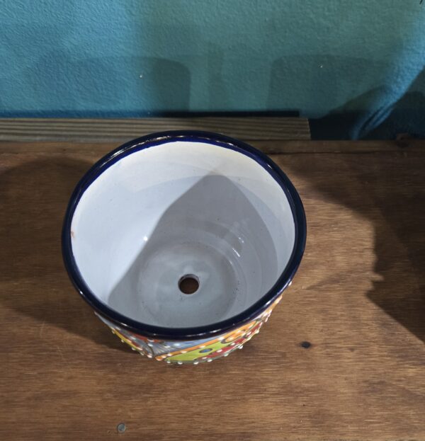 Round planter, talavera - Image 3