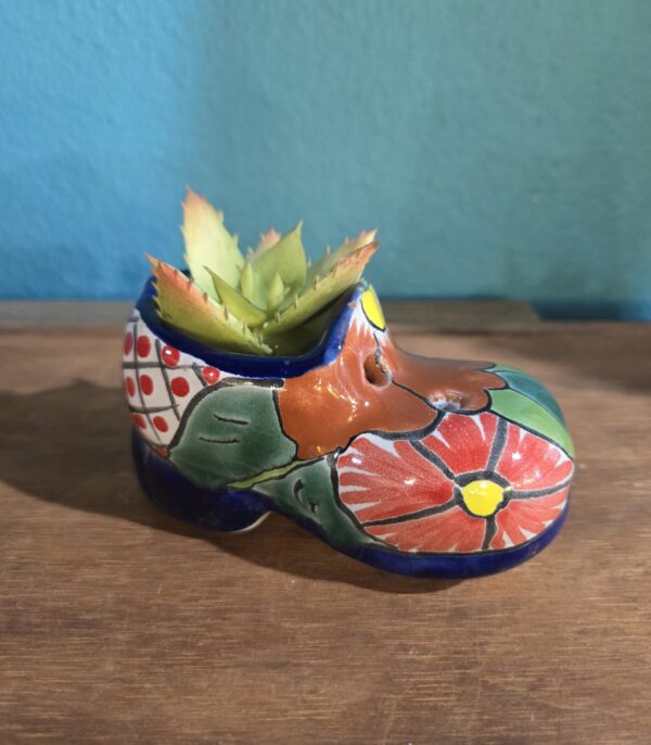 Small shoe planter, talavera - Image 3