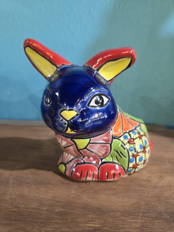 Small bunny planter, talavera - Image 2