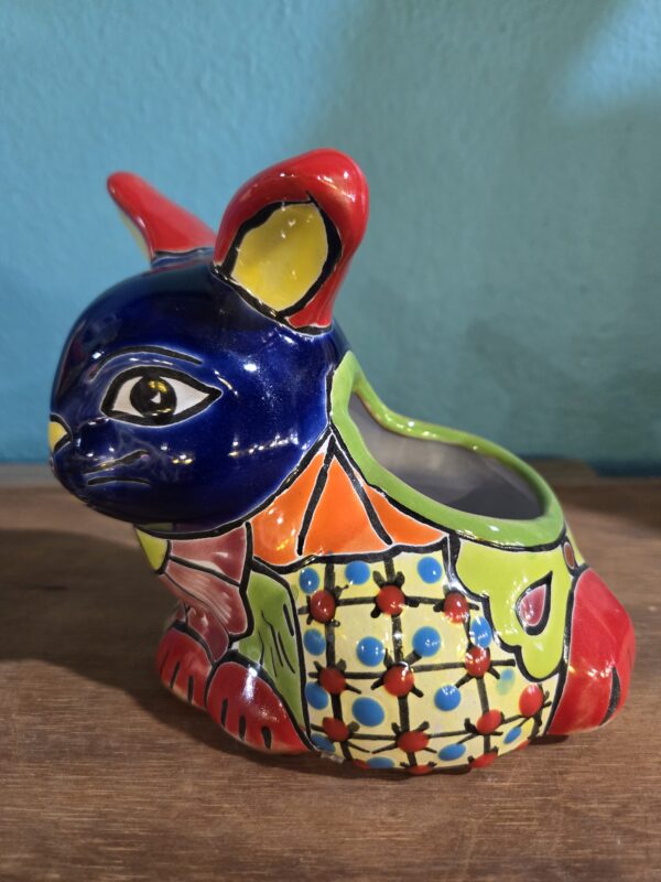 Small bunny planter, talavera - Image 3