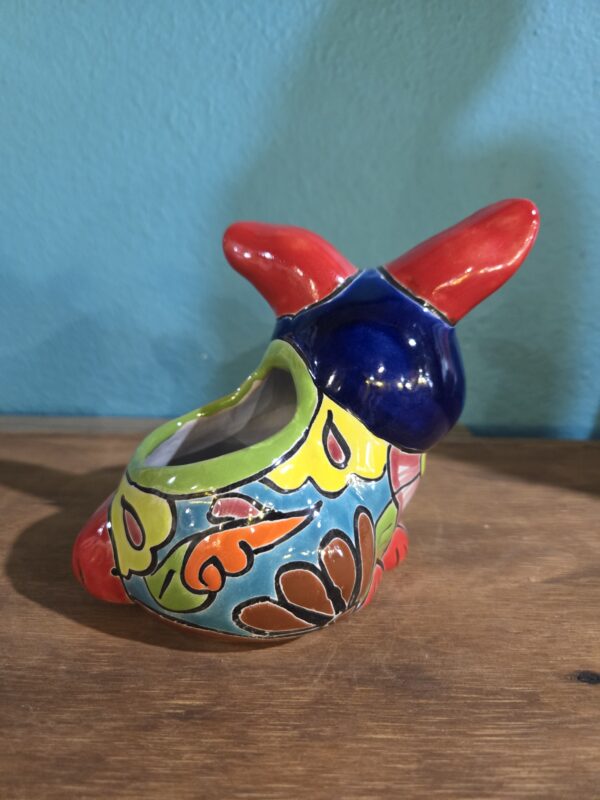 Small bunny planter, talavera - Image 4