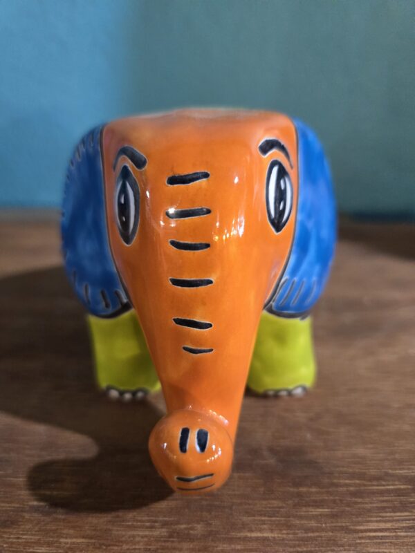 Small elephant planter, talavera - Image 3