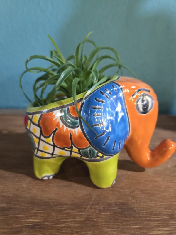 Small elephant planter, talavera - Image 2