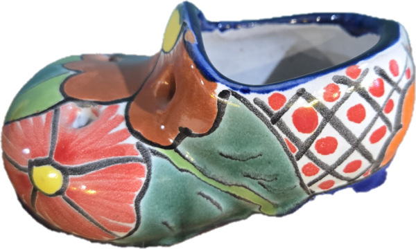 Small shoe planter, talavera