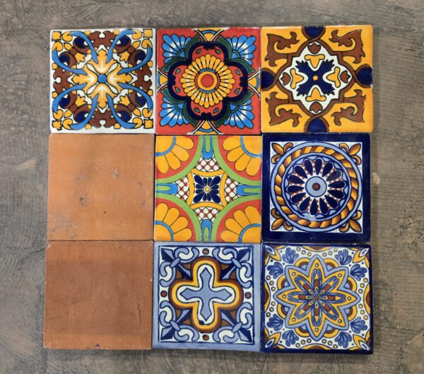 Tile pack of 9 (mix), talavera - Image 2