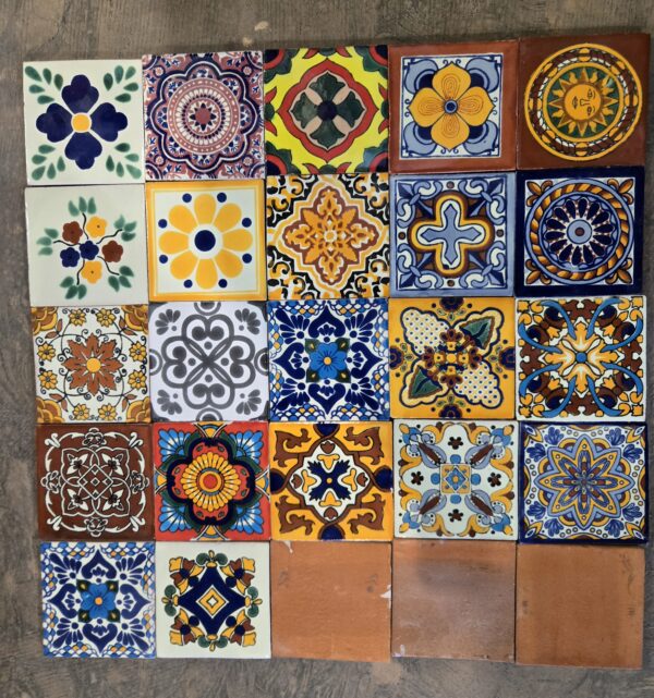 Tile box of 90 (mix), talavera - Image 2