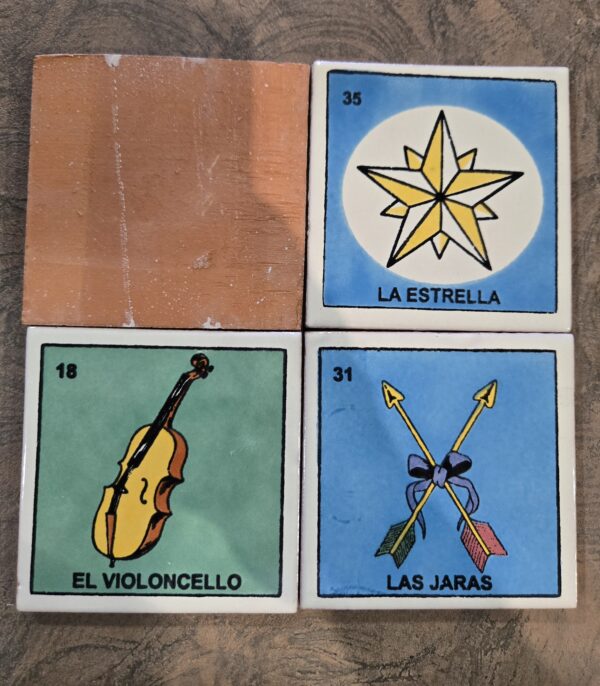 Loteria tile pack of 4 (mix) - Image 2