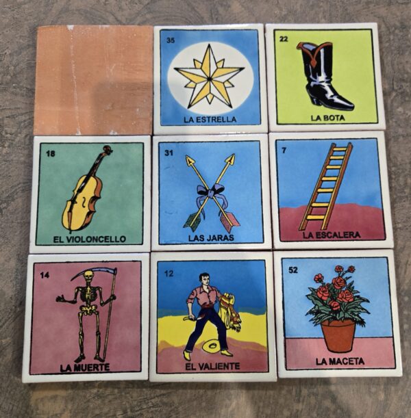 Loteria tile pack of 9 (mix) - Image 2