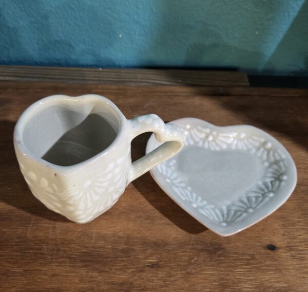 Heart shape coffee set (set of 2) - Image 3