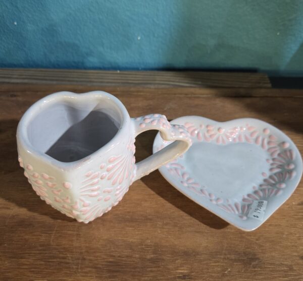 Heart shape coffee set (set of 2) - Image 3