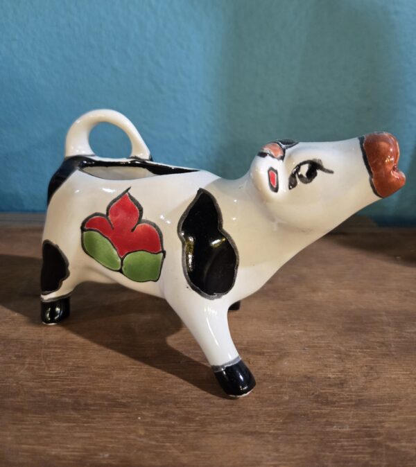 Cow creamer, talavera - Image 2