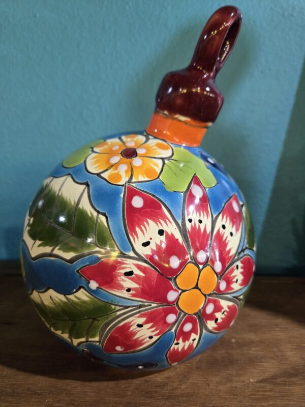 Christmas sphere ornament, talavera - Image 4