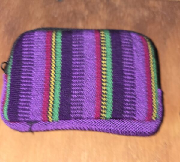 Embroidered coin purse with worry dolls - Image 3