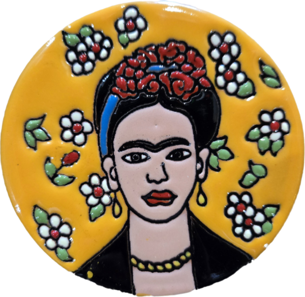 Frida tile coaster