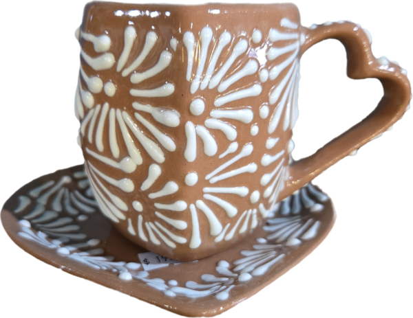 Heart shape coffee set (set of 2)