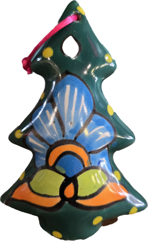 Christmas tree ornament, talavera