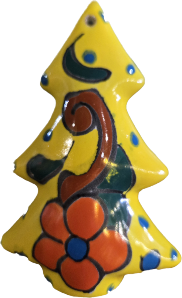 Christmas tree ornament, talavera