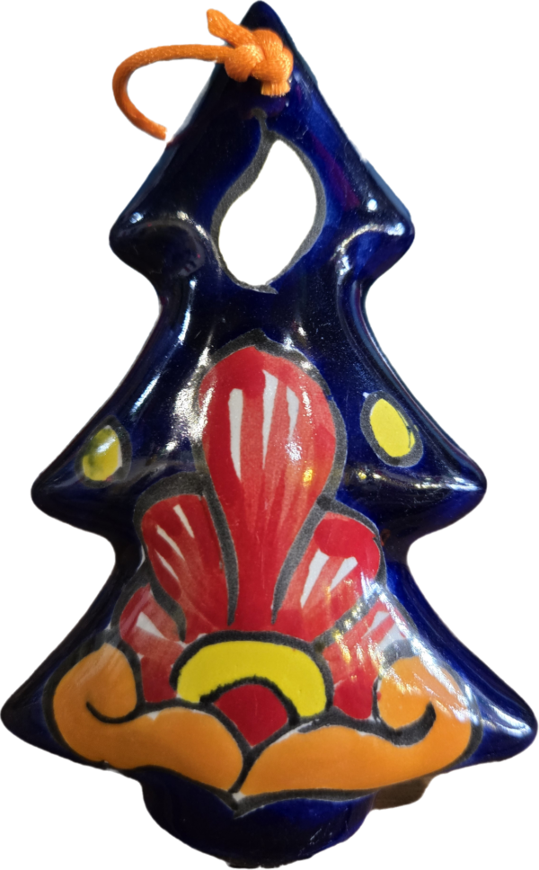 Christmas tree ornament, talavera