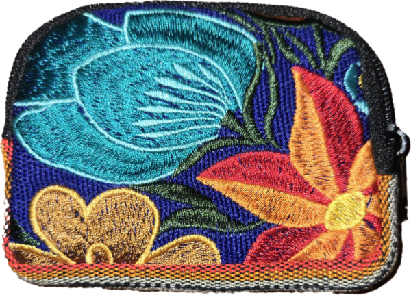 Embroidered coin purse