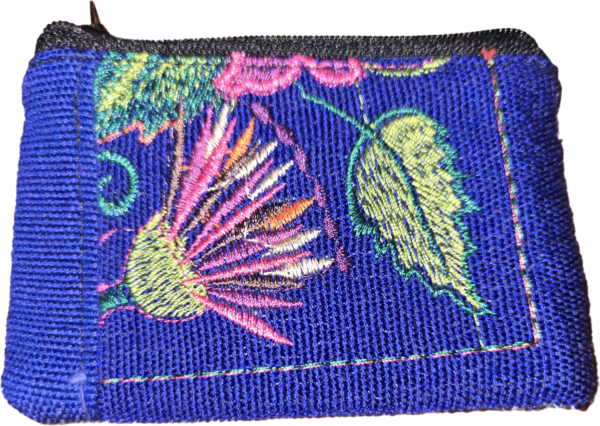 Embroidered coin purse