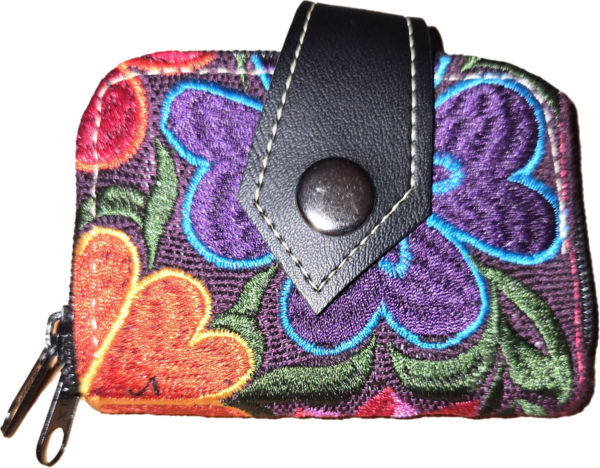 Embroidered coin purse