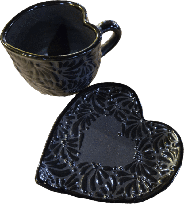 Heart shape coffee set - Image 2