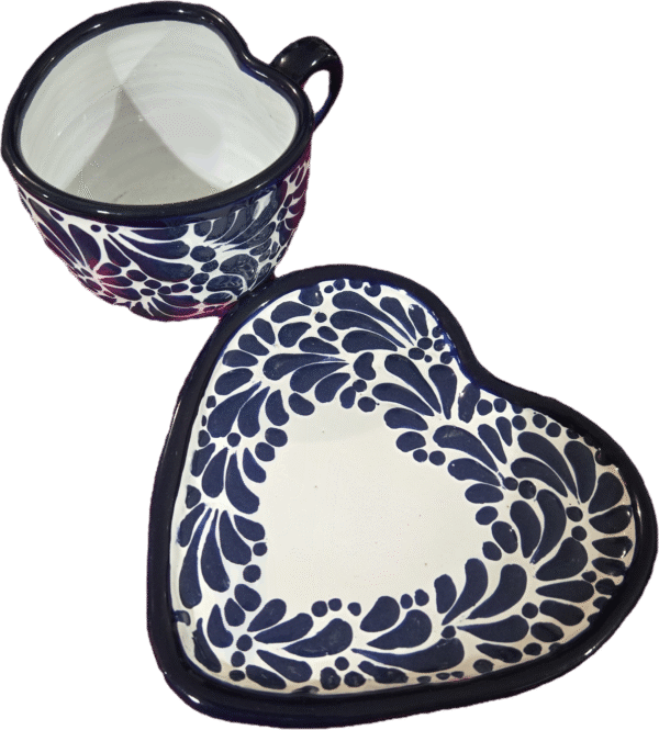 Heart shape coffee set - Image 2