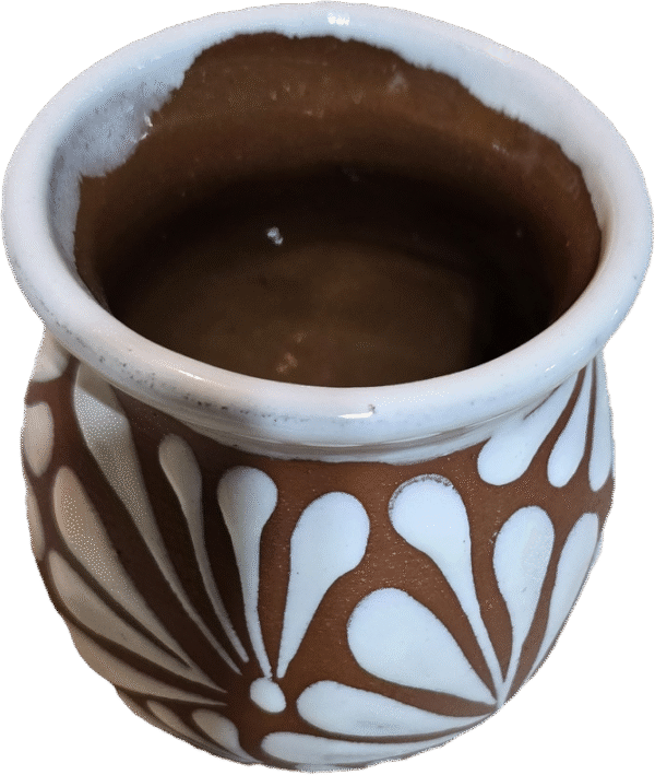 White on terracotta coffee mug - Image 2