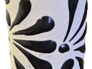 black on sand color shot glass