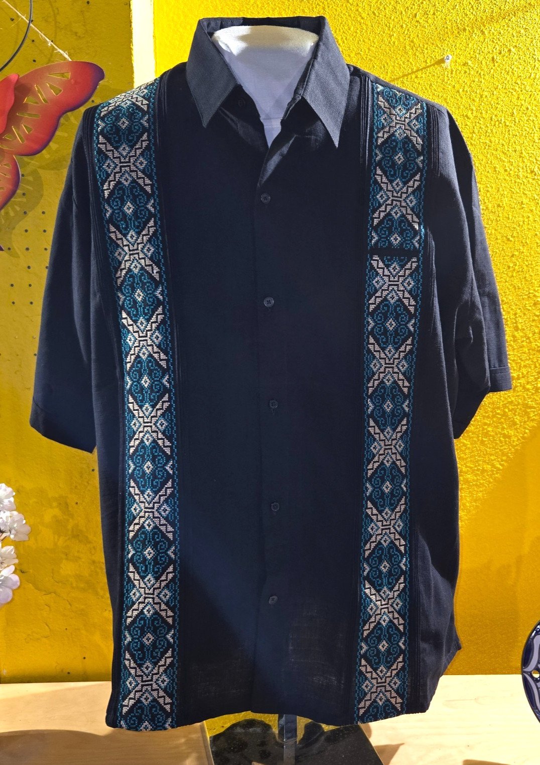 Guayabera Fina Made in Mexico. Natural Softness Size XL - 2XL