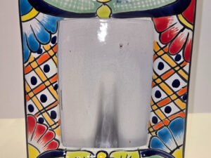 Talavera Pottery Handpainted Picture Frame Mexican Art 7 x 5.5 inches