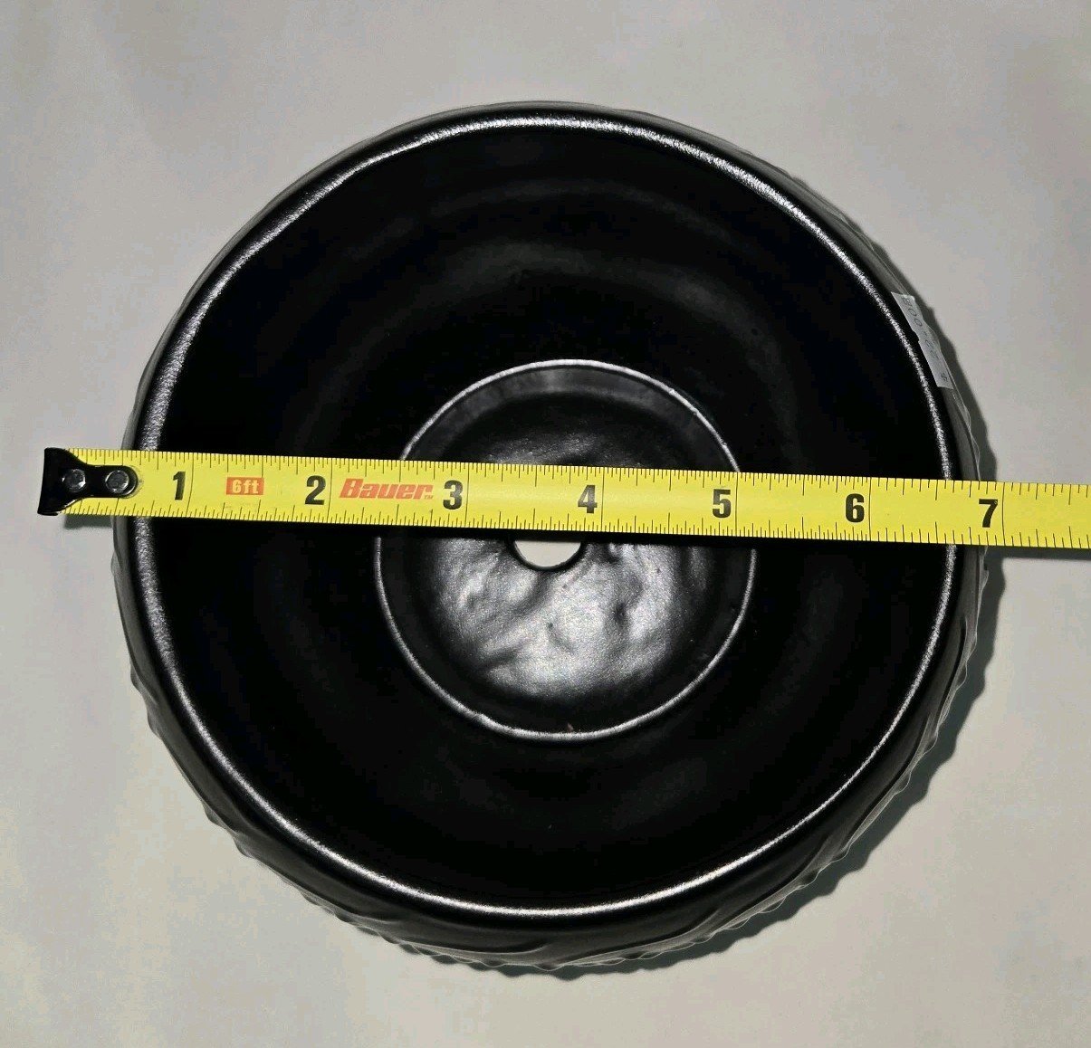 Black Round Planter 7 X 5 Inches Tall Hand Painted Mexican Art Clay Pot 5 Black Round Planter 7 X 5 Inches Tall Hand Painted Mexican Art Clay Pot