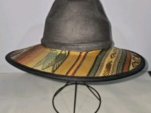 Unisex Faux Suede Mediun Size Hat Mexican Art