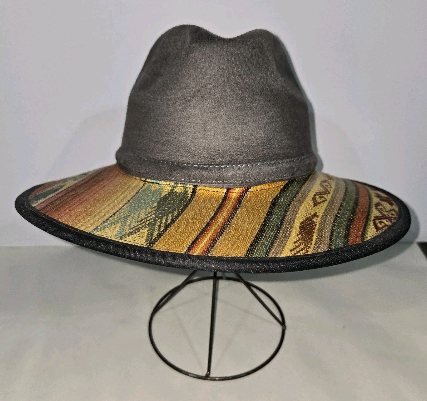 Unisex Faux Suede Mediun Size Hat Mexican Art 1 Unisex Faux Suede Mediun Size Hat Mexican Art