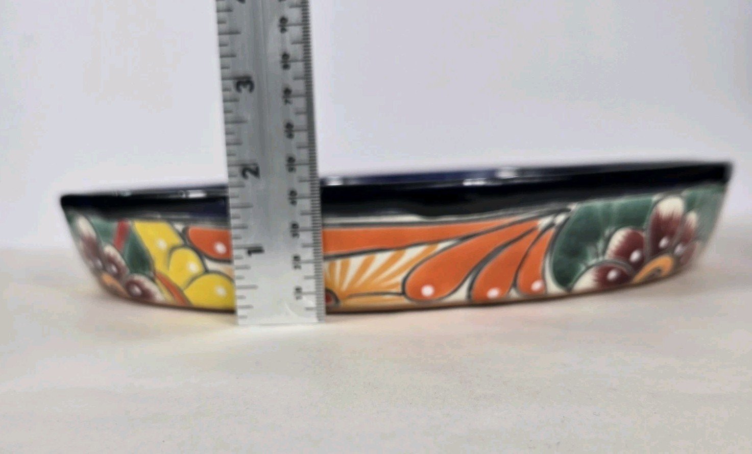 Talavera Pottery Mexican Art Multicolor Saucer Plate 12 X 1.5 Inches 6 Talavera Pottery Mexican Art Multicolor Saucer Plate 12 X 1.5 Inches