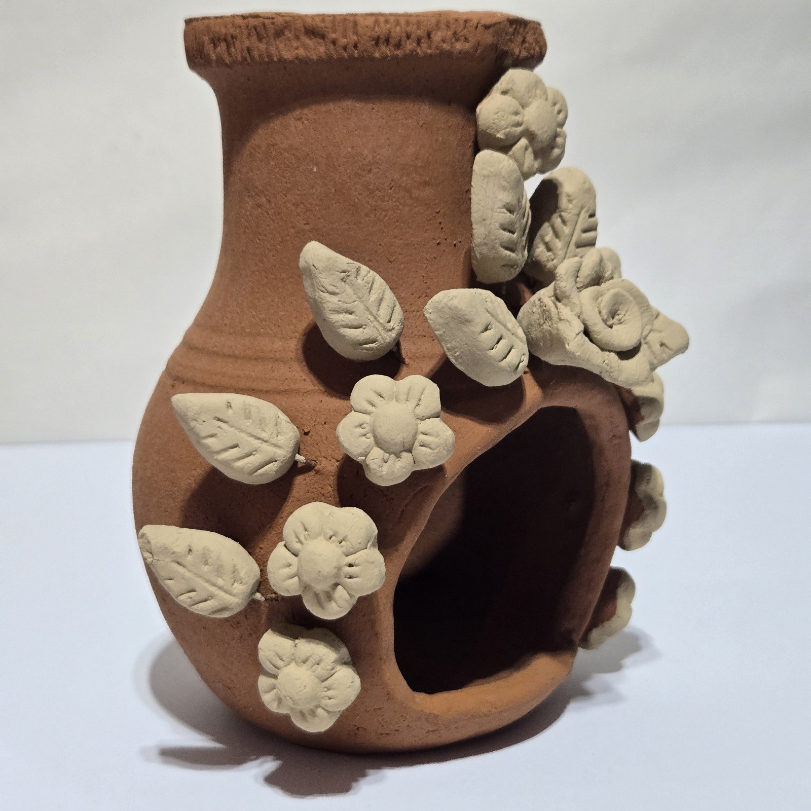 7 Inch Mini Tabletop Terracotta Chimney Mexican Art Handmade 6 7 Inch Mini Tabletop Terracotta Chimney Mexican Art Handmade