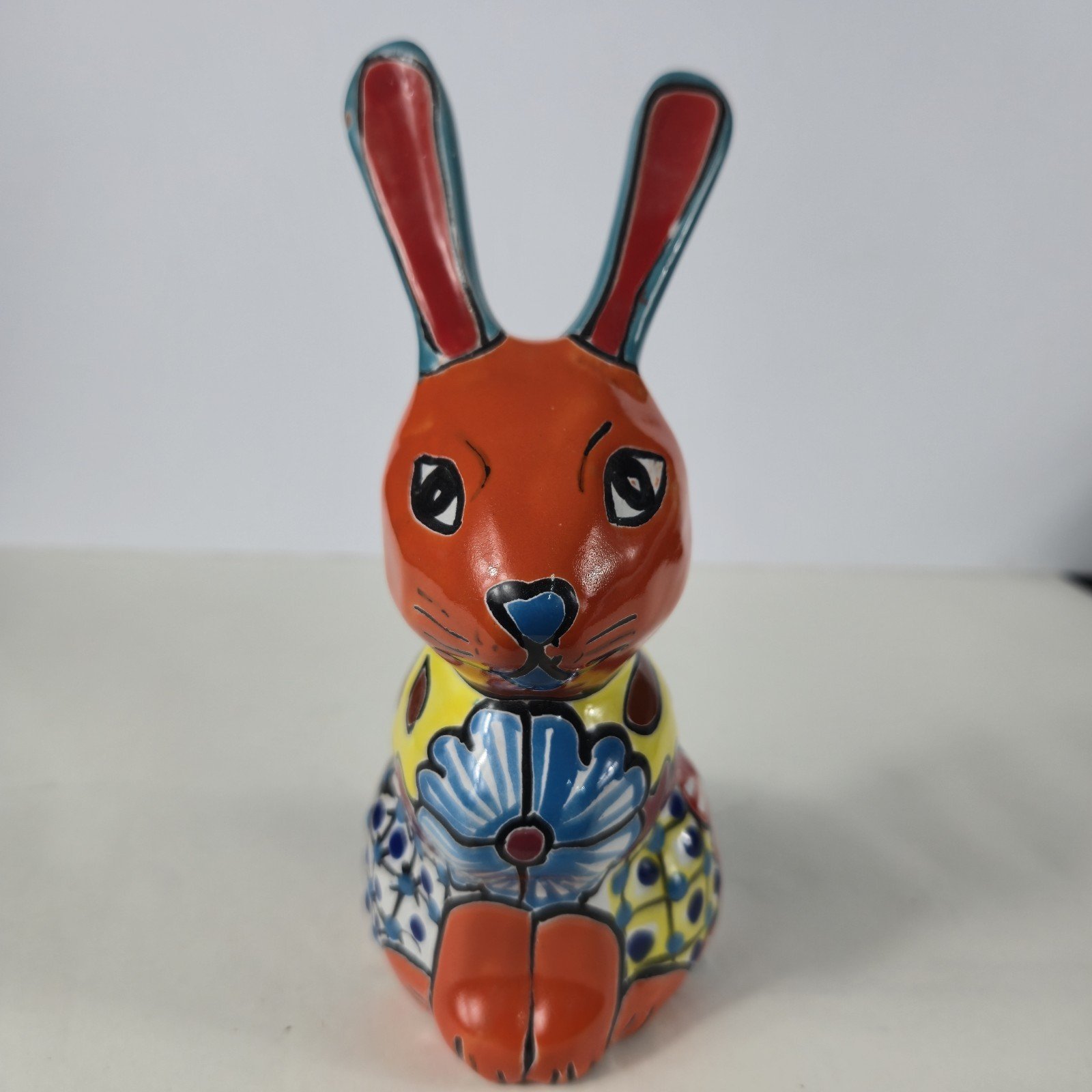 Talavera Bunny Planter Hand Painted Mexican Art Succulants