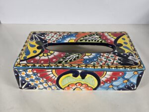 Talavera Pottery Tissue Box Cover Kleenex Box Cover Mexican Art