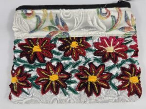 Hand Embroidered 6 X 5 Inches Coin Purse Mexican Art