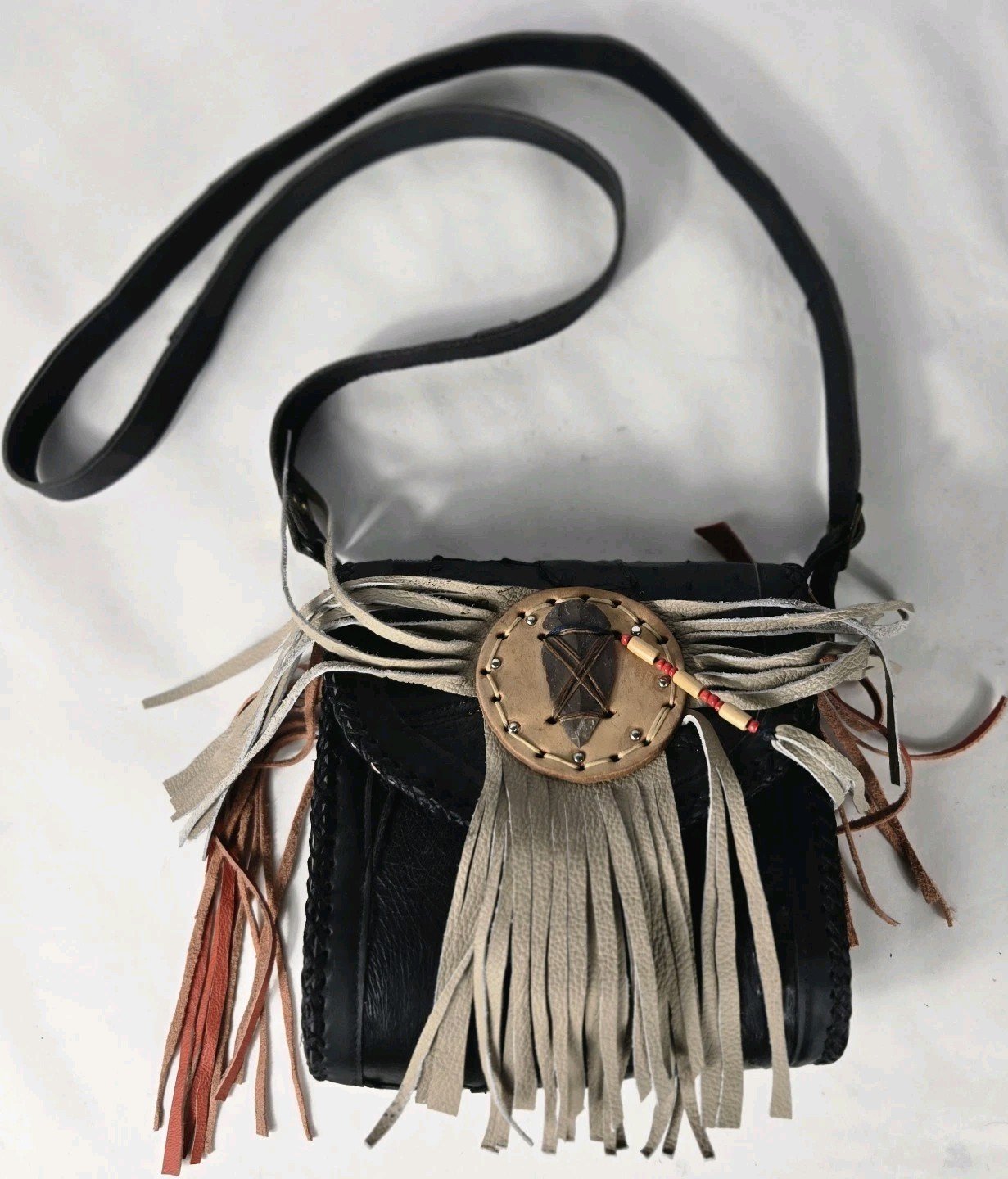 Genuine Leather Bag Crossbody Purse For Women 7 X 11 Inches