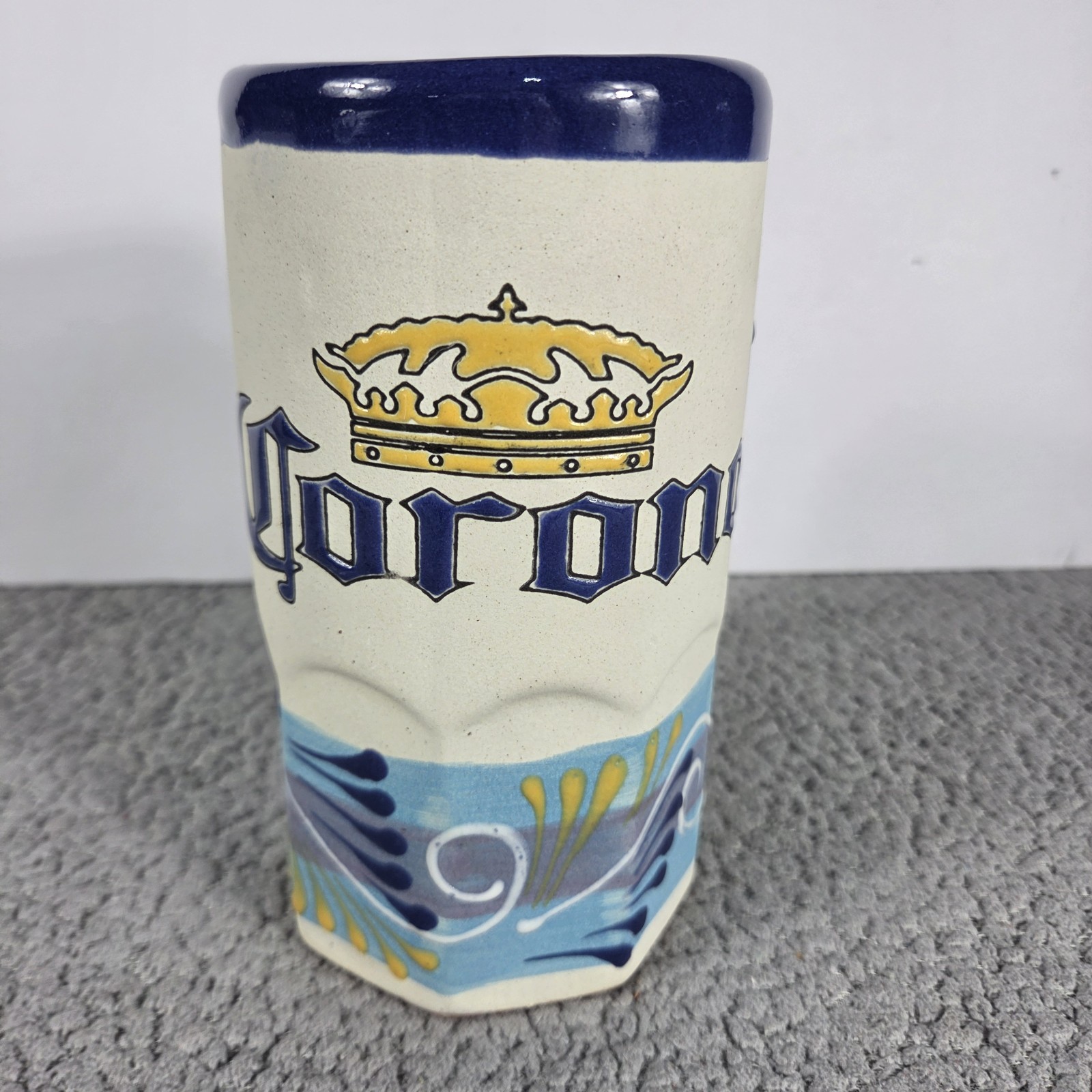 Clay Engove Beer Mug for Micheladas Artesanal Mexican Art