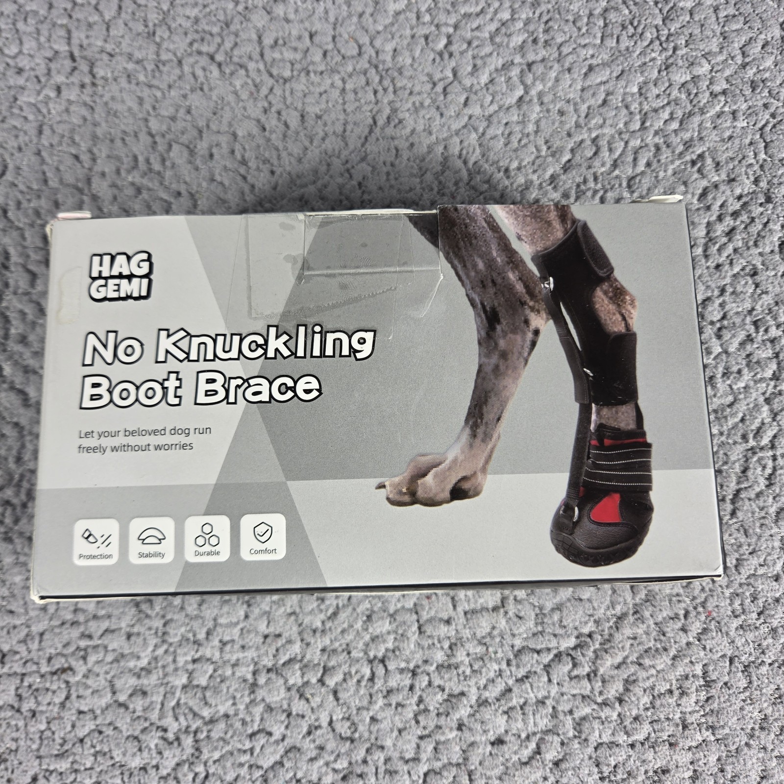 HAGGEMI - Drop Foot Brace No Knuckling Boot Brace for Foot Issues - X-LARGE